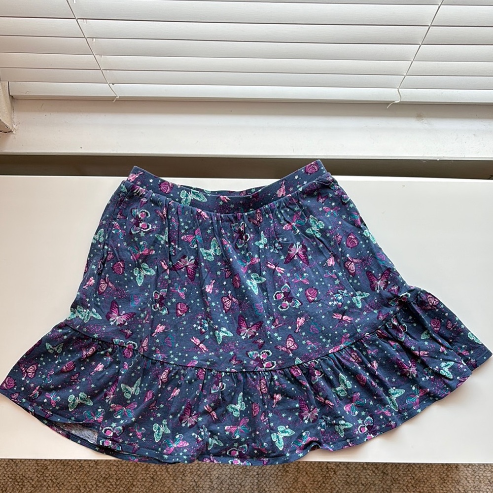 Land's End Butterfly Print Skort, 10-12